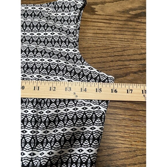 Mario Serrani Italy DressSize 2 Multicolor Sheath Geometric Sleeveless Midi - Picture 5 of 9